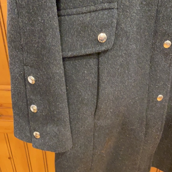 Michael Kors charcoal gray wool coat - Picture 6 of 9